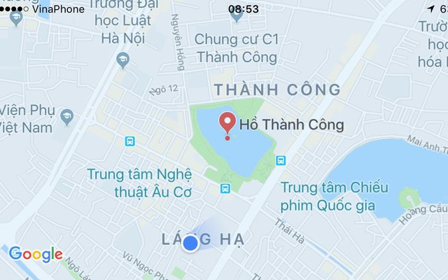 Hà Nội: Phát hiện xác nam giới ở hồ Thành Công