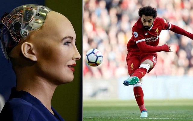 Robot Sophia công khai ủng hộ Salah, cầu chúc cho Ai Cập gặp may ở World Cup 2018