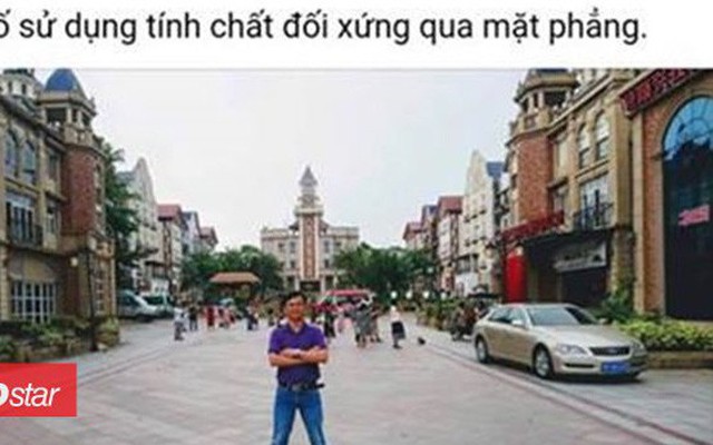 Đi chơi không quên nhiệm vụ, thầy dạy Toán gây bão mạng nhờ một bức ảnh kèm caption 'đong đầy kiến thức'