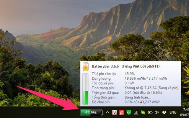 Cách kiểm tra thời lượng pin trên laptop chạy Windows 10