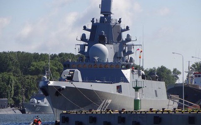Khinh hạm "khủng" Đô đốc Gorshkov trang bị dàn tên lửa tối tân gia nhập hải quân Nga