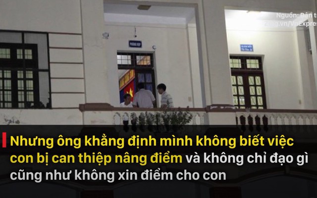 Ông Triệu Tài Vinh nói "đang nắm xem ai, lãnh đạo nào nhắn tin xin điểm"