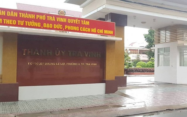 Hàng loạt lãnh đạo Thành ủy Trà Vinh có hành vi sai phạm