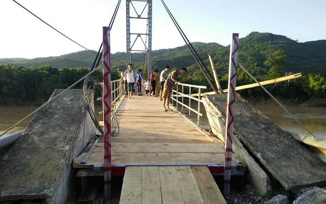 Cầu Chôm Lôm được nối lại, hơn 2.500 người dân có thể qua sông