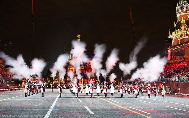 Hoành tráng Festival quân nhạc quốc tế tại Quảng trường Đỏ của Nga