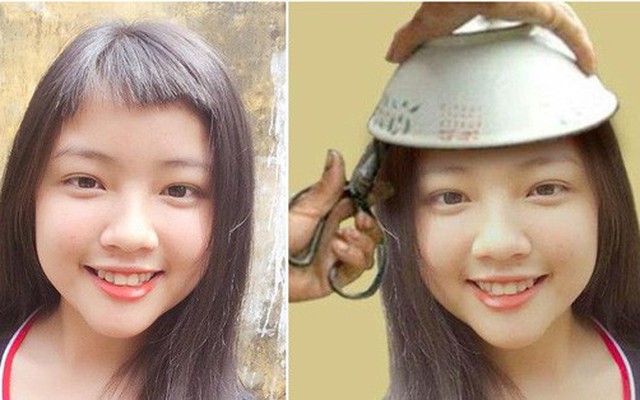 Đăng ảnh nhờ photoshop che quả mái ngố, cô bạn bị spam tin nhắn vì quá dễ thương