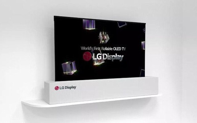 LG ra mắt TV 65 inch có thể cuộn lại