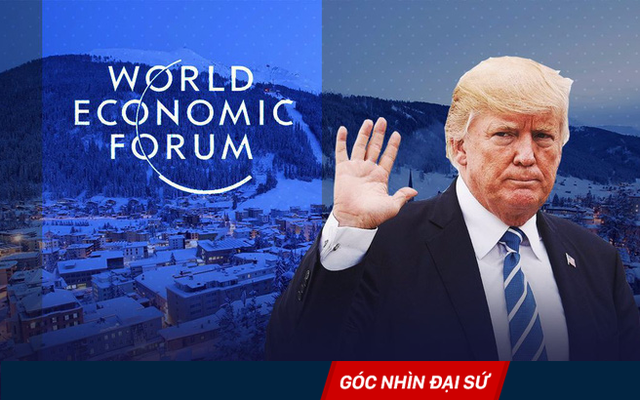 Lần đầu tiên sau 18 năm, Tổng thống Mỹ lại "thổi hơi nóng" vào mùa đông Davos