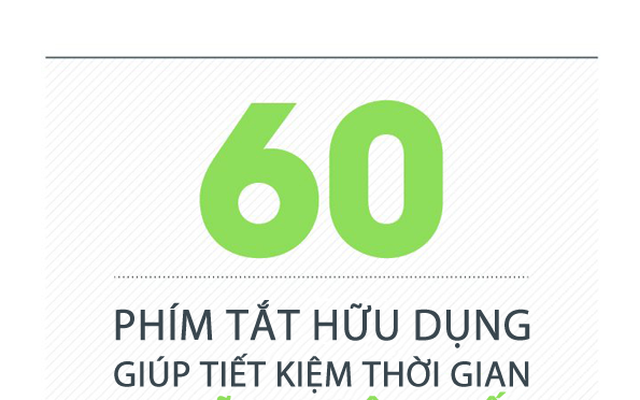 Dân văn phòng không biết 60 phím tắt nhỏ nhưng có võ này thì quá đáng tiếc