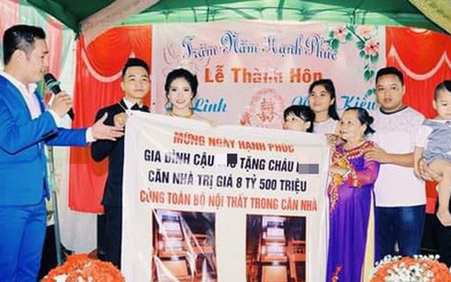 Đỉnh cao của mừng cưới: Cậu tặng cháu căn nhà 8 tỷ rưỡi cùng toàn bộ nội thất trong lễ thành hôn