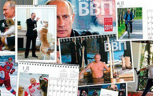 Bộ lịch của Tổng thống Nga Putin ‘cháy hàng’ ở Nhật Bản