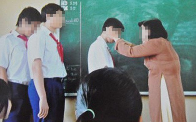 Thái Nguyên: Cô giáo bị phụ huynh tố phạt hàng loạt học sinh tự tát 50 cái vào mặt