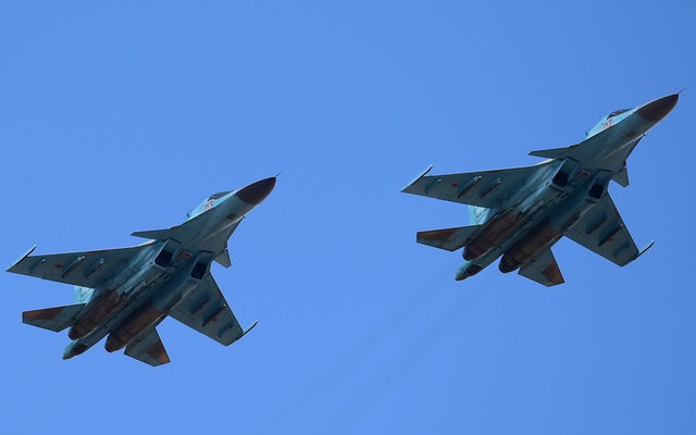 Hai máy bay chiến đấu Su-34 Nga đâm nhau trên không
