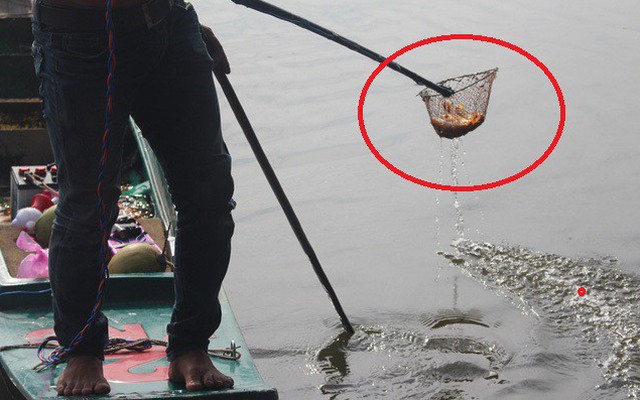 Bị ghi hình bắt cá cúng ông Công ông Táo, thanh niên lớn tiếng: "Dẹp hết mấy cái máy đi"
