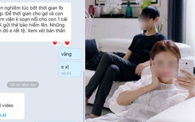 Thường xuyên bình luận “khẩu nghiệp” trên Facebook, vợ bỉm sữa câm nín khi bị chồng nhắc nhẹ