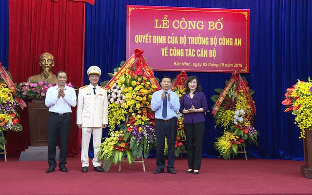 Phó Giám đốc Công an tỉnh Hưng Yên được bổ nhiệm làm Giám đốc Công an tỉnh Bắc Ninh
