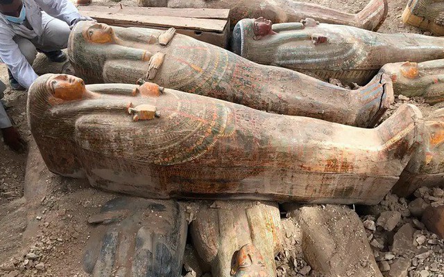 Phát hiện 30 xác ướp Ai Cập được bảo quản hoàn hảo suốt 3.000 năm