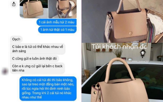 Chiếc túi gây tranh cãi khắp MXH: Khách “tố” hàng thật khác mẫu, chủ shop khẳng định giống 100%