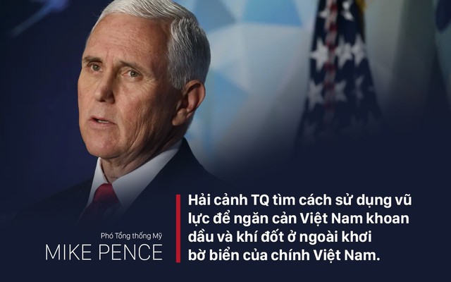 Phó Tổng thống Mỹ lên án việc tàu Trung Quốc ngăn cản hoạt động dầu khí của Việt Nam