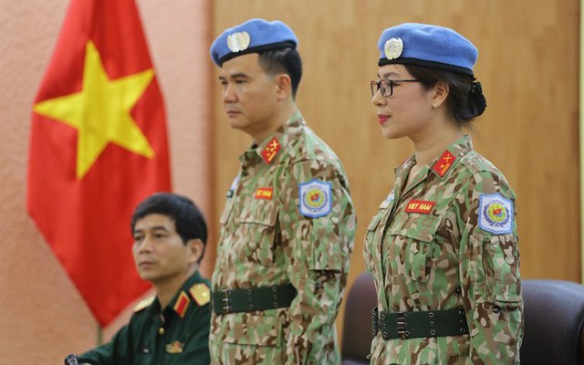 Hai sĩ quan Việt Nam làm quan sát viên quân sự tại Nam Sudan