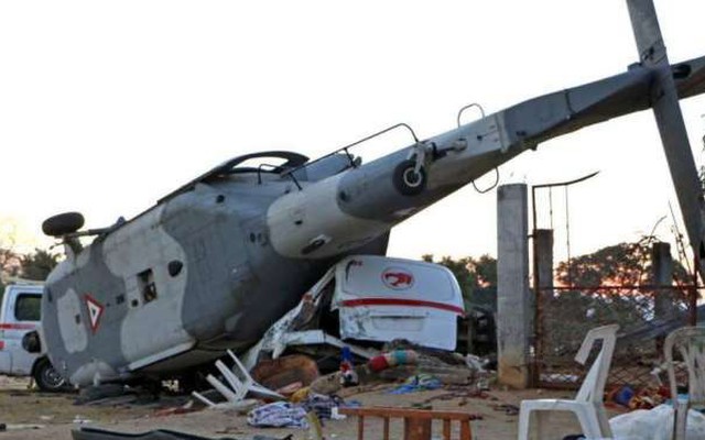 Rơi trực thăng ở Hàn Quốc, 7 người mất tích