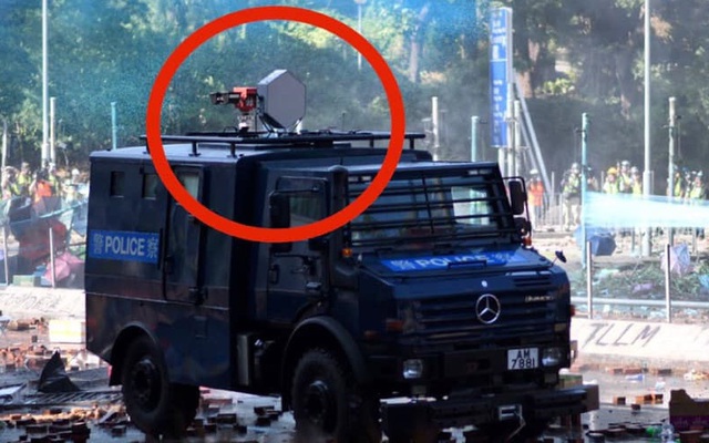 Bị cáo buộc lần đầu sử dụng "súng âm thanh" với người biểu tình, cảnh sát Hồng Kông: Đó không phải vũ khí!