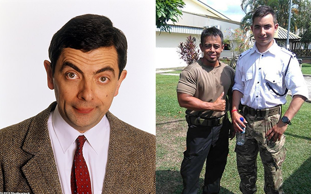 Thông tin đặc biệt về con trai Mr Bean: Là trung uý trong quân đội Anh, ngoại hình giống hệt bố