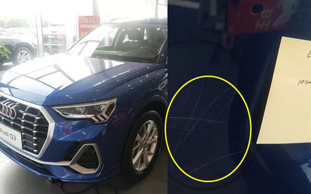 Con gái 3 tuổi cào xước 10 xe hơi Audi khiến bố mẹ "méo mặt" gánh hậu quả