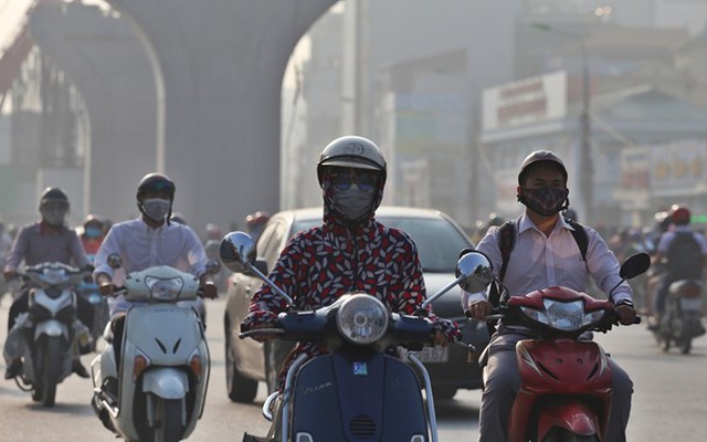 Chất lượng không khí ở Hà Nội có thời điểm lên ngưỡng màu nâu - mức “cực kỳ nguy hại"