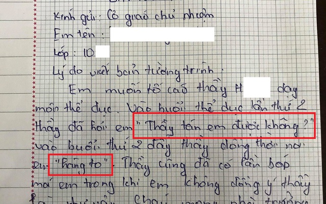 Diễn biến bất ngờ vụ thầy giáo bị tố nói "thầy tán em được không" với nữ sinh