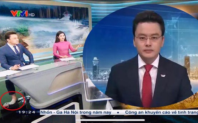 BTV Thời sự 19h của VTV liên tục để lộ khoảnh khắc "nhạy cảm" khi đang dẫn trực tiếp