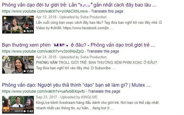 Trào lưu “phỏng vấn dạo”: Kiếm tiền bằng sự dung tục