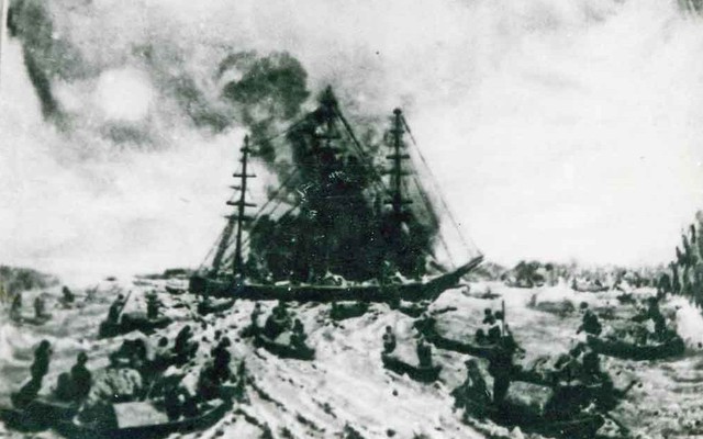Nguyễn Trung Trực đánh chìm tàu chiến Pháp ngay trên sông Vàm Cỏ Đông