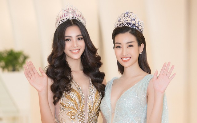 Hoa hậu Trần Tiểu Vy lộng lẫy, đọ sắc với Đỗ Mỹ Linh