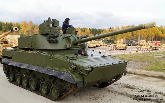 Pháo tự hành đổ bộ đường không Lotos:  Vũ khí đáng gờm mới của lính dù Nga!