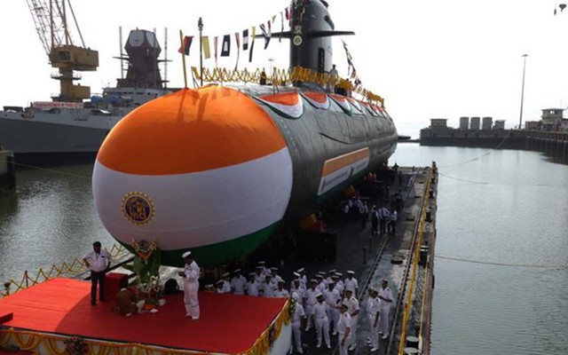 Ấn Độ hạ thủy tàu ngầm lớp Scorpene thứ tư