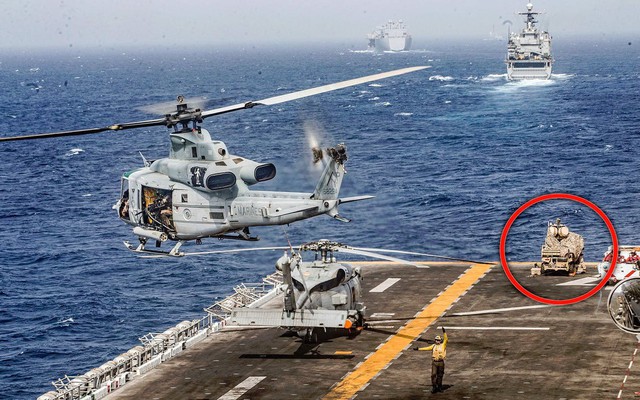 Ma trận phòng thủ trên tàu chiến Mỹ vừa bắn hạ UAS Iran: Một con ruồi cũng khó lọt qua!