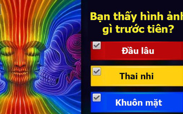 Chọn hình ảnh bạn thấy đầu tiên, đáp án tiết lộ nguyên nhân khiến bạn "rơi vào hố stress"