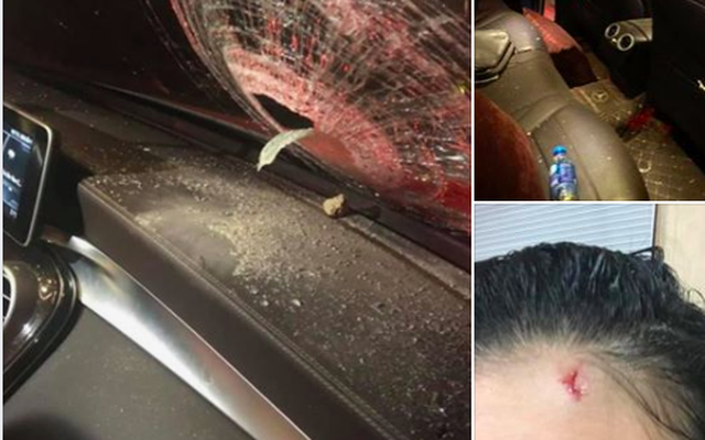 Truy tìm kẻ ném vỡ kính xe ô tô khiến 1 phụ nữ bị thương trên cao tốc Hà Nội - Thái Nguyên