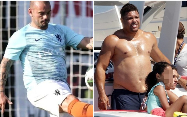 Ro "béo" đã có đối thủ: Wesley Sneijder lộ "bụng bia" khó tin chỉ sau 2 tuần giải nghệ