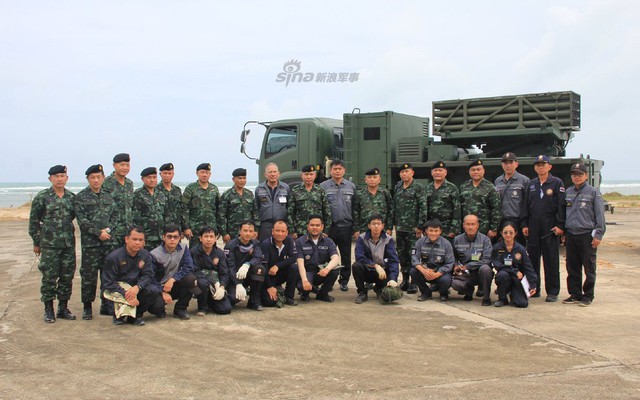 Thái Lan nghiệm thu pháo phản lực 122 mm tiên tiến nhất Đông Nam Á