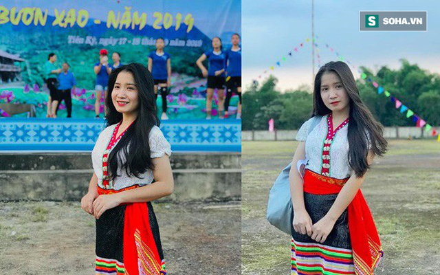 Xuất hiện trong lễ hội ở Nghệ An, "cô gái Thái" khiến dân mạng phải tìm danh tính vì quá duyên dáng