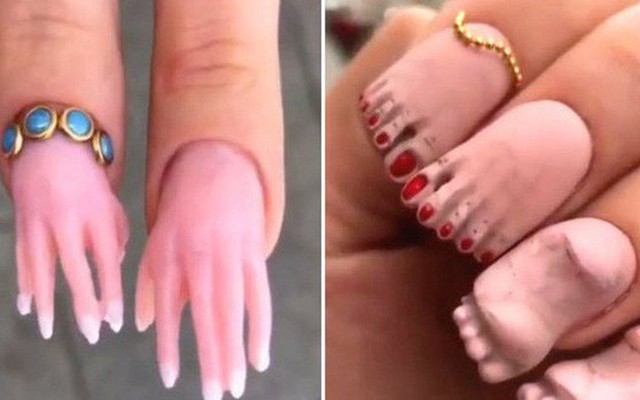 Kiểu nail chất chơi của chị em Nga sẽ giúp bạn trốn việc nhà khi Tết đến