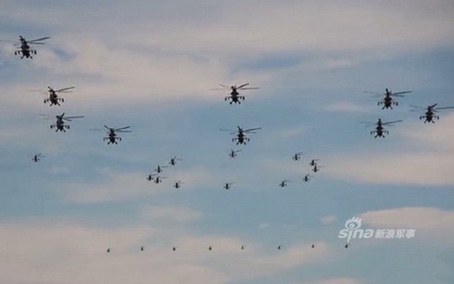 [ẢNH] Trung Quốc khoe phi đội trực thăng tấn công "vượt trội Nga, sánh ngang Mỹ"