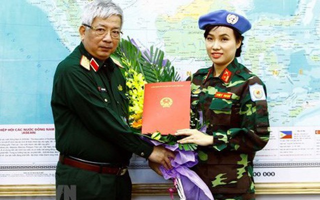 Gặp nữ sỹ quan Việt Nam đầu tiên thực hiện nhiệm vụ gìn giữ hòa bình