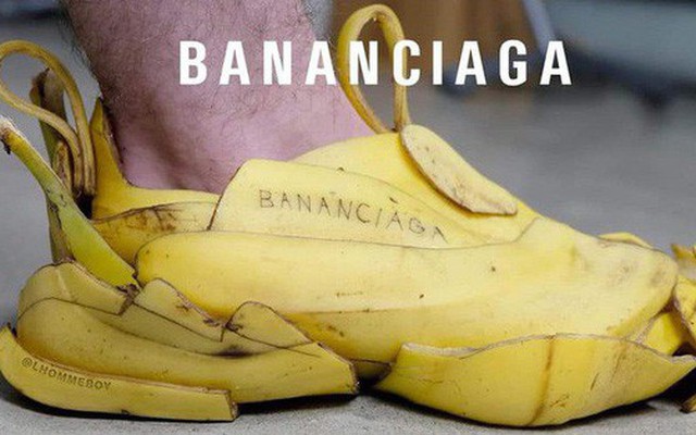 Hot nhất trên mạng hôm nay là đôi giày Balenciaga làm từ vỏ chuối: Có tiền cũng không mua được đâu!