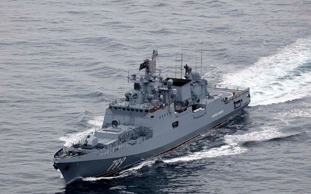 Tàu chiến nào của Nga vừa trở về quân cảng Sevastopol từ lãnh hải Syria?