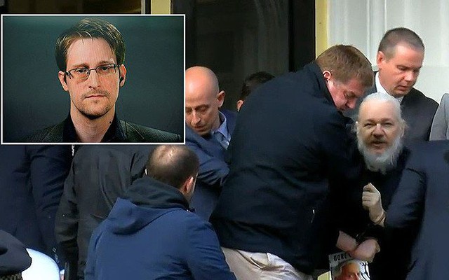 Cựu điệp viên Mỹ Edward Snowden nói về việc bắt giữ Assange