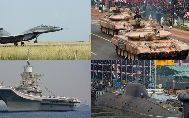 Kho vũ khí khổng lồ do Nga sản xuất của Ấn Độ