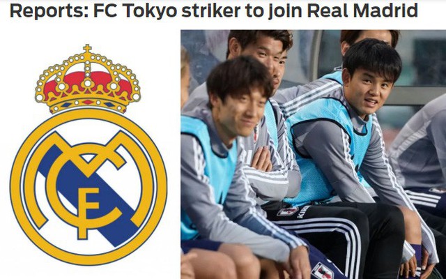 Thần đồng bóng đá Nhật Bản gia nhập Real Madrid?